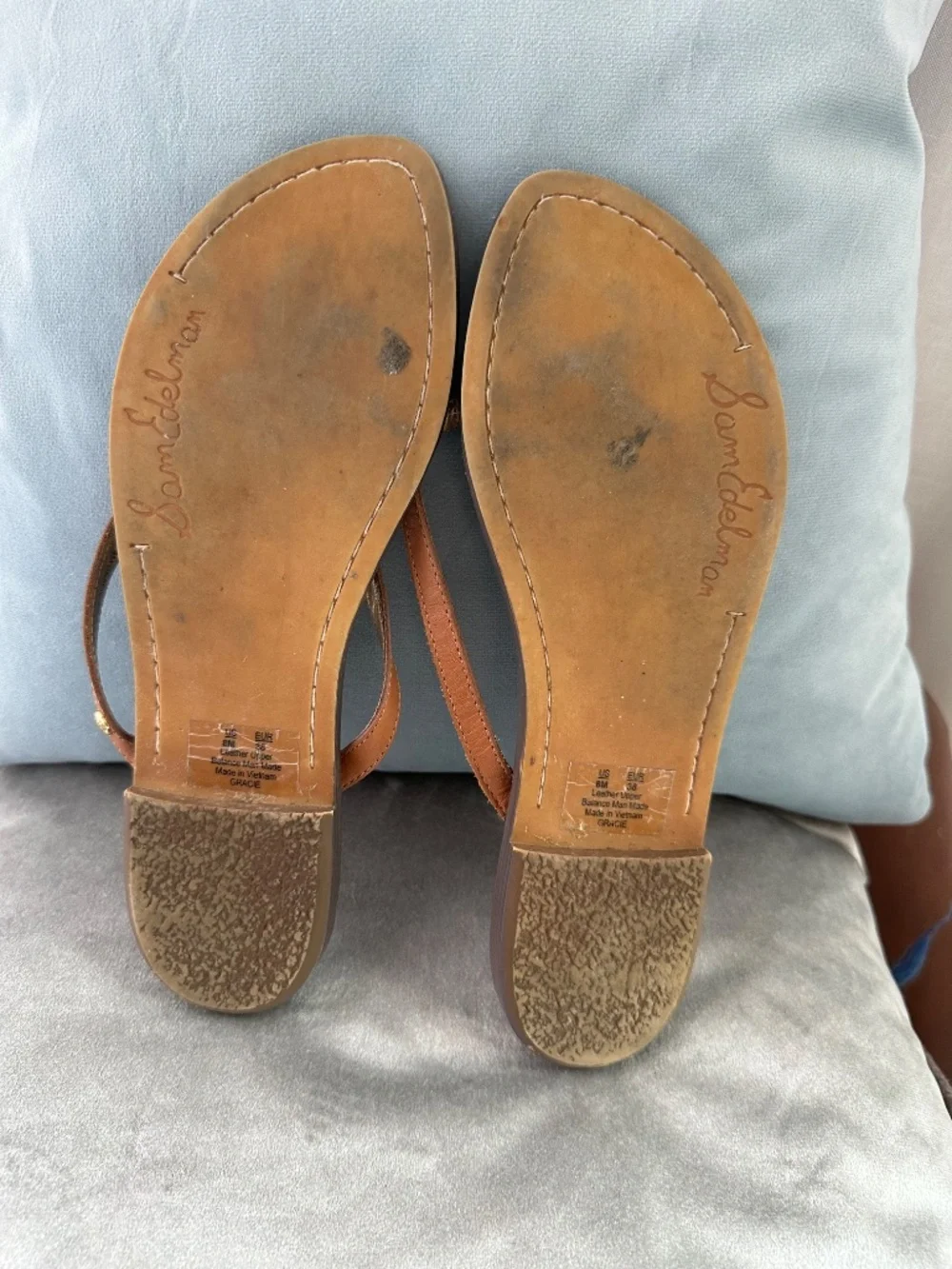 Sam Edelman Gracie Thong Sandals size 8M - Picture 3 of 5